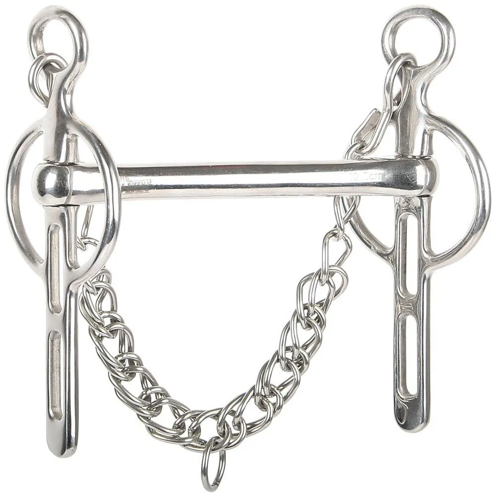 Mors Liverpool pour cheval avec 2 passages de rênes 15 mm