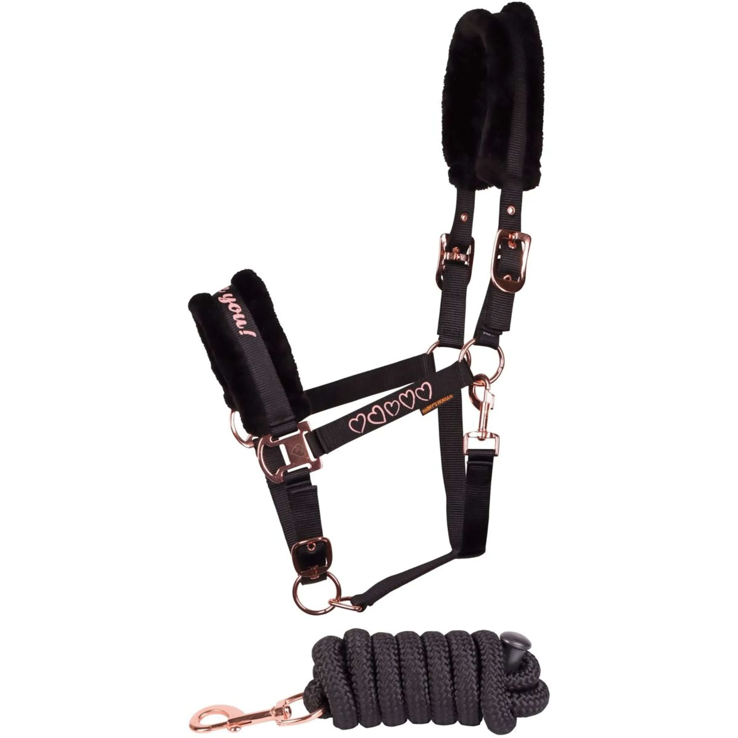 Harry's Horse Ensemble Licol Love Noir