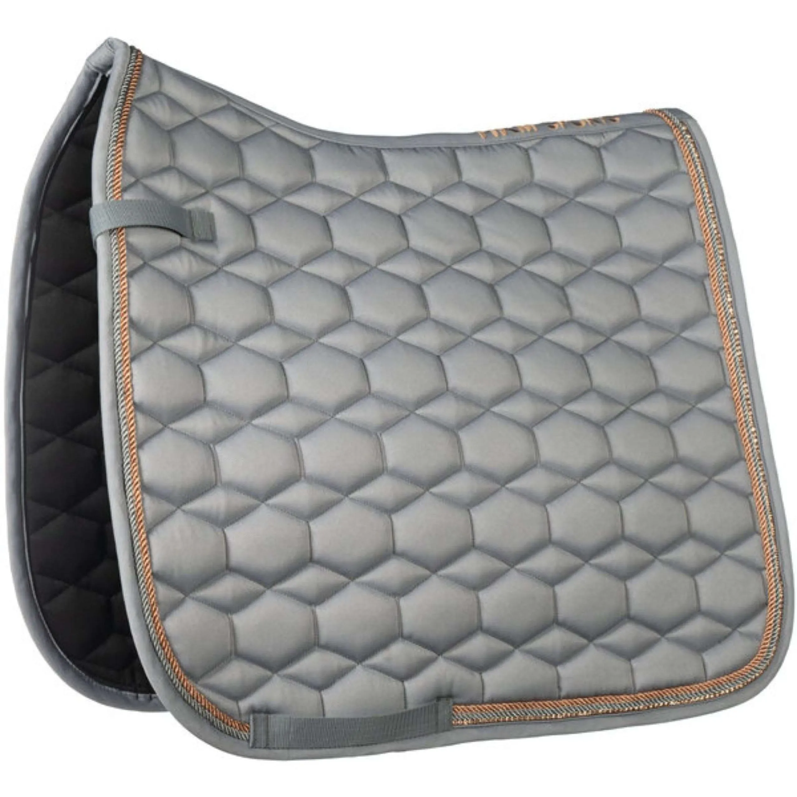 HKM Tapis de Selle Rosegold Glamour Dressage Or Rose