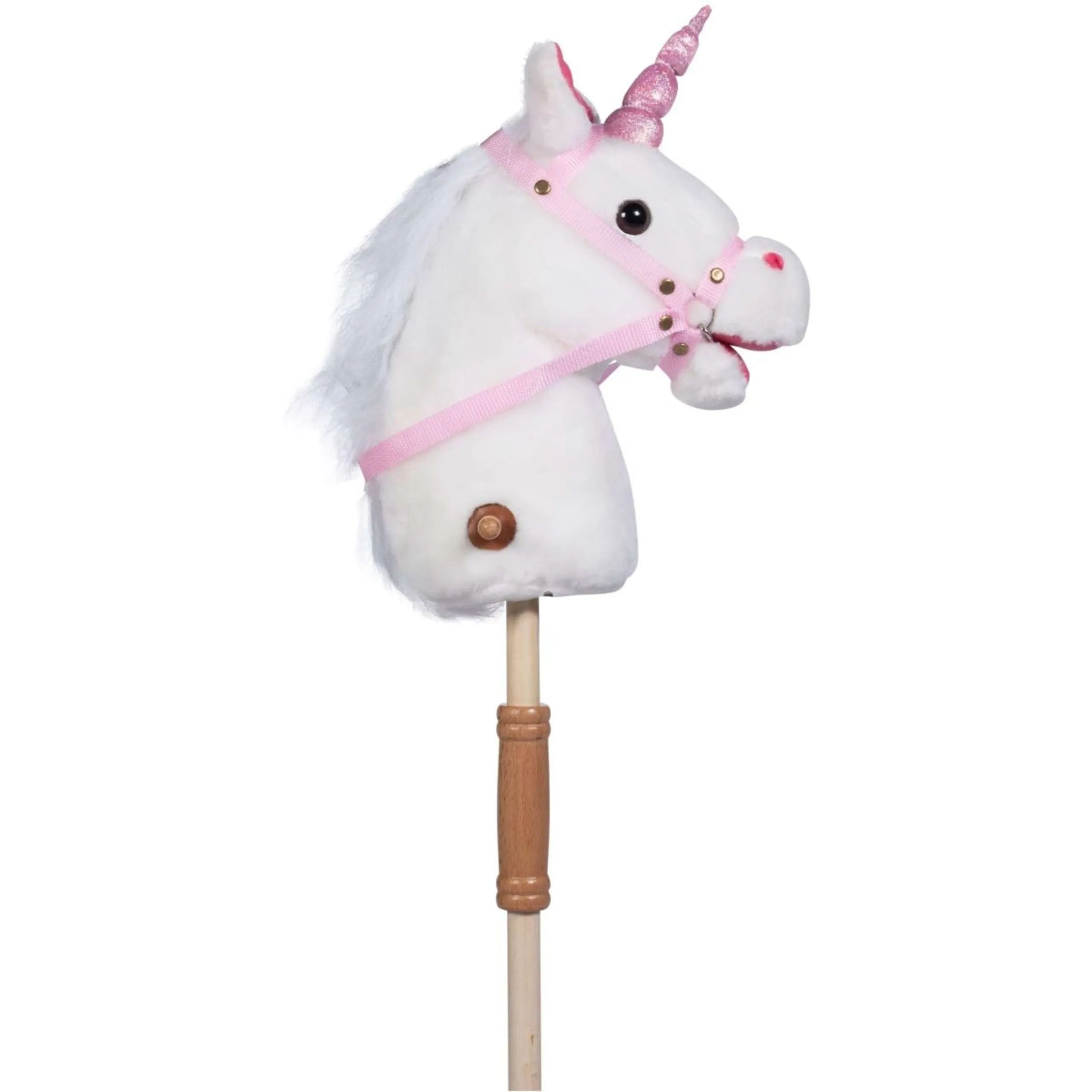 HKM Hobby Horse à Roulettes Bella Blanc