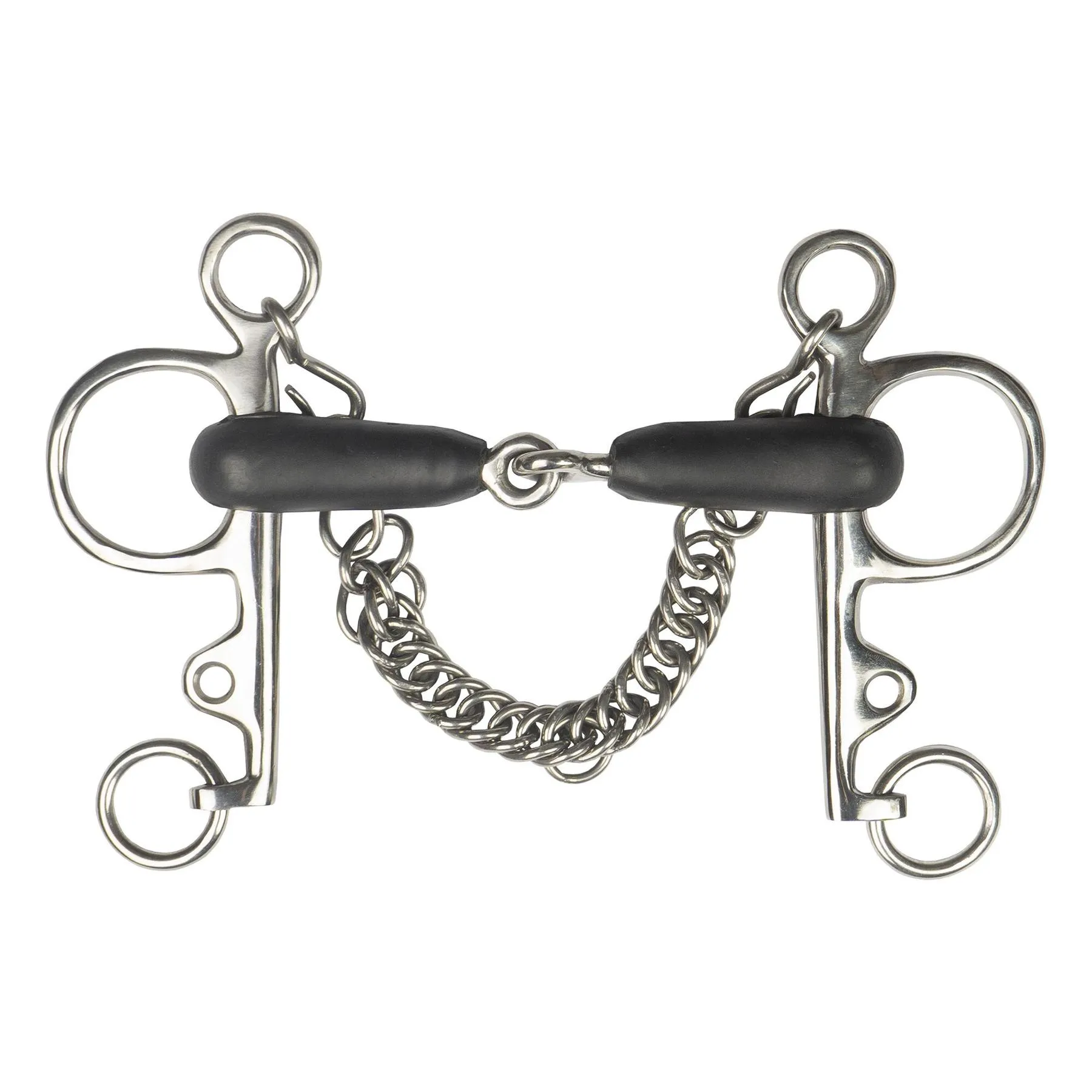 Pelham pour cheval joint caoutchouc