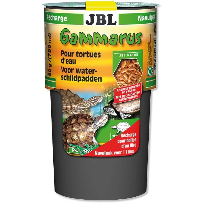 JBL Gammarus Complément Alimentaire pour Tortues d'Eau 80g
