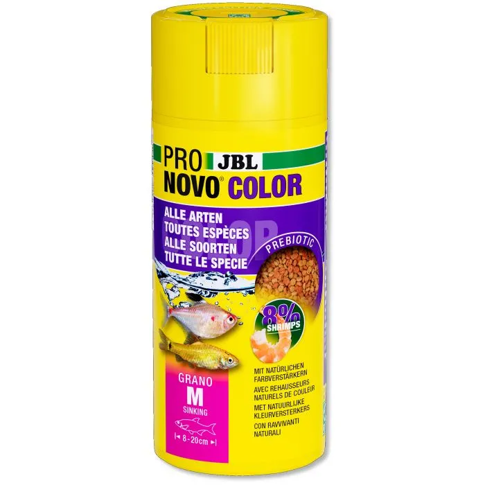 JBL ProNovo Color M Aliment en granulés pour Poissons 250ml