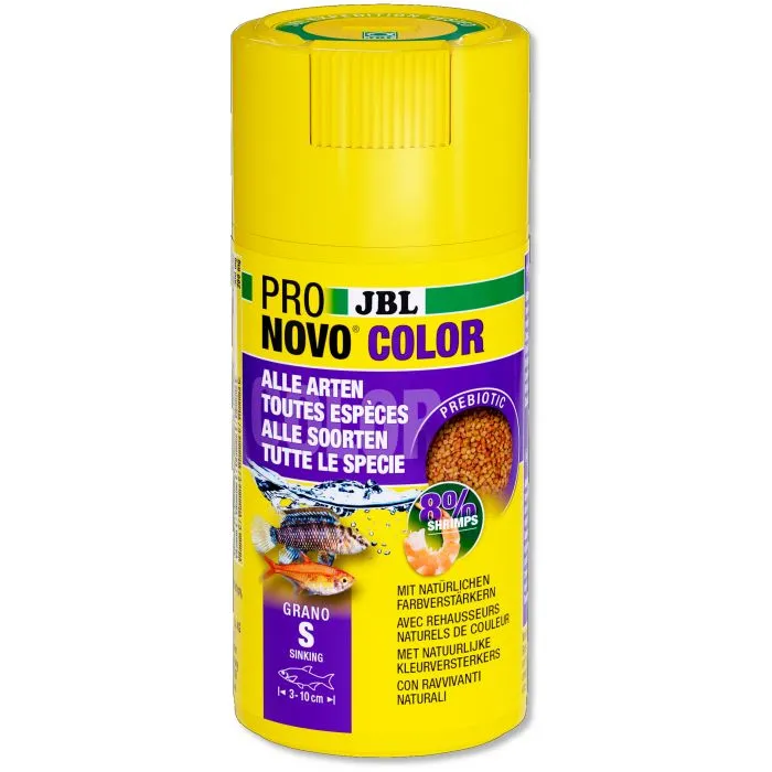 JBL ProNovo Color S Aliment en granulés pour Poissons 250ml