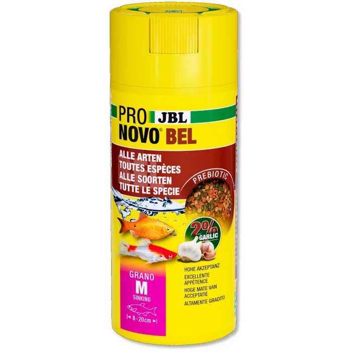 JBL ProNovo Bel M Aliment de Base en Granulés pour Poissons d'Aquarium 250ml