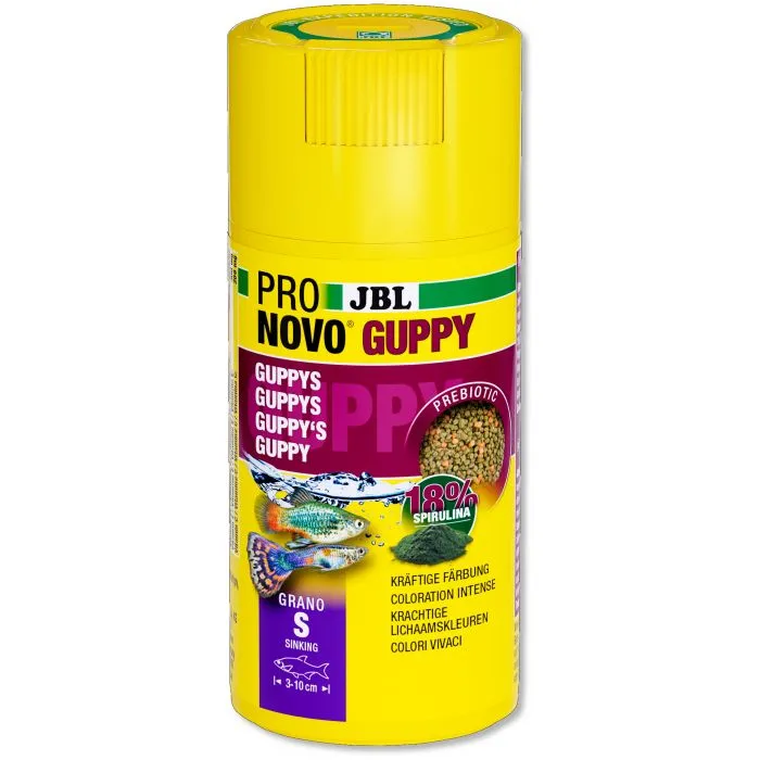 JBL ProNovo Guppy S Aliments en Granulé 100ml