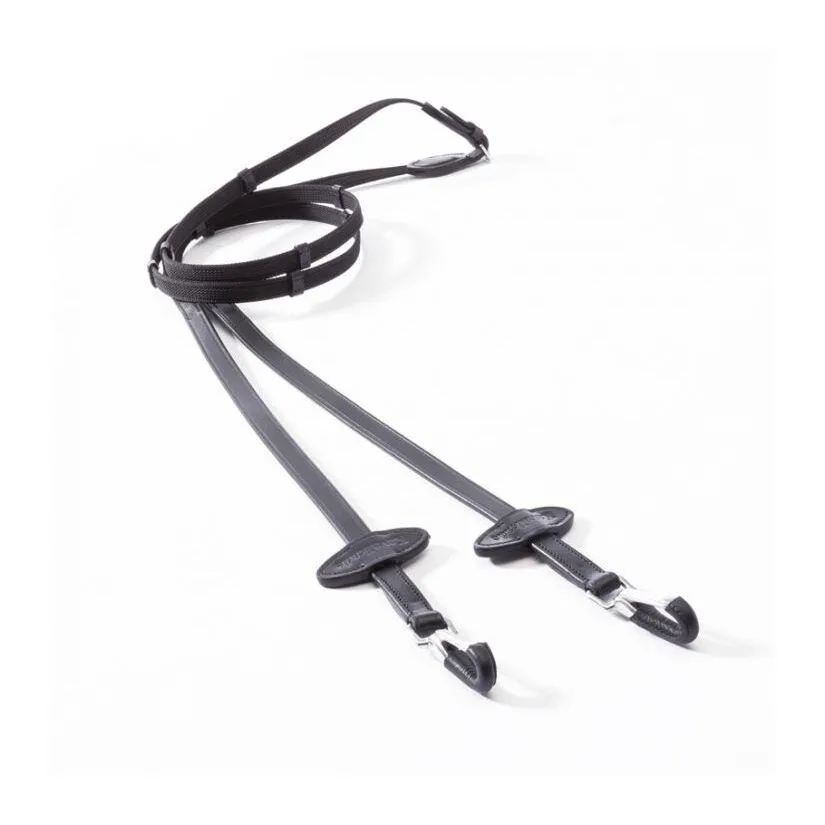 Rênes avec mousqueton en caoutchouc Silent