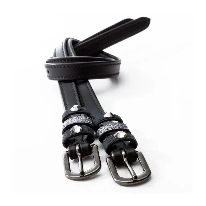 Lanières d'éperons pour cheval pour cheval liège Grey