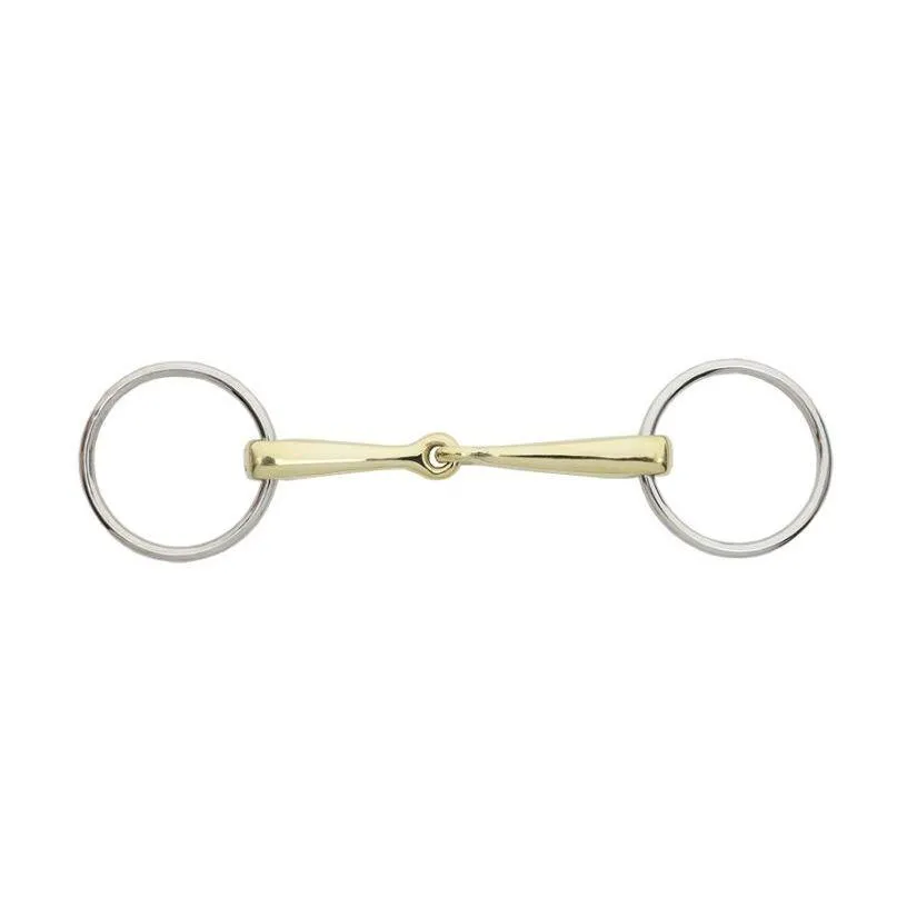 Mors 2 anneaux pour cheval brisure simple KavalBit - 12 mm