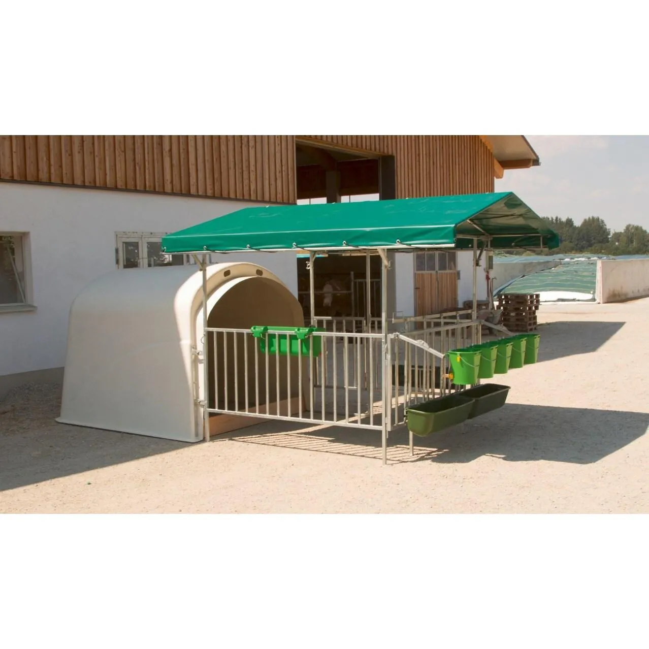 Auvent PEM/PVC CalfHouse Premium