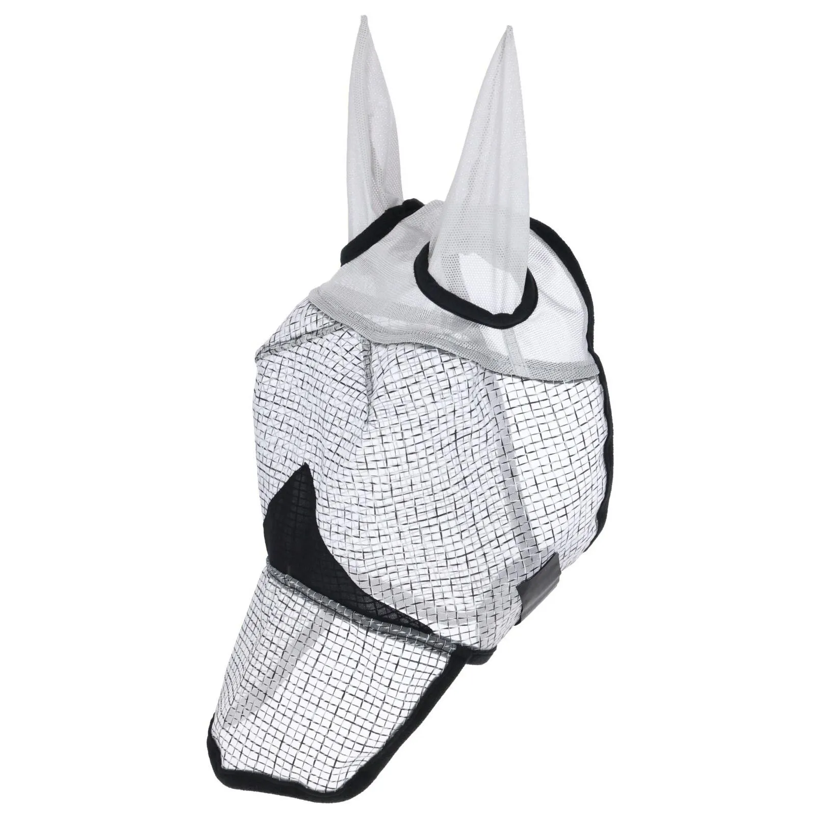 Masque anti-mouches pour cheval avec protection
