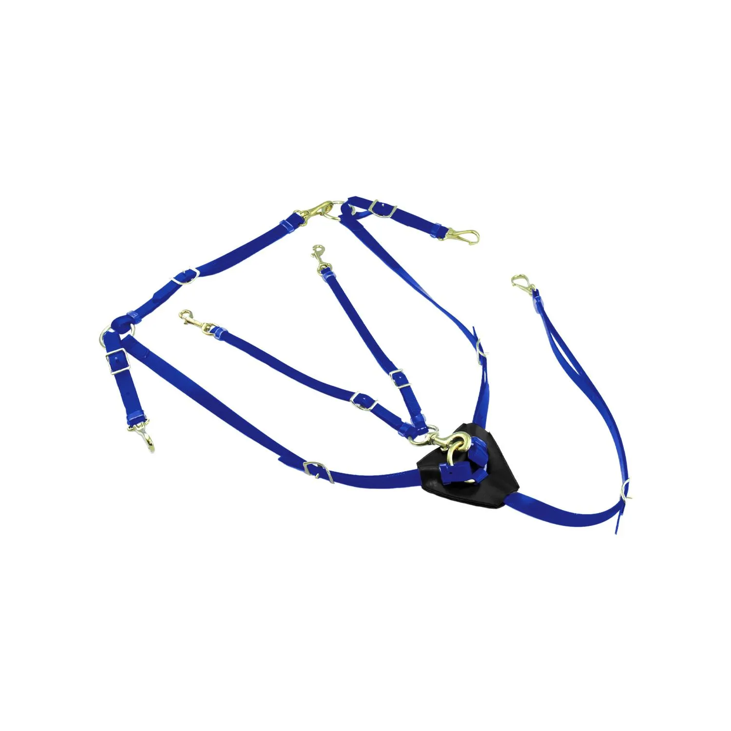 Collier de chasse en biothane avec martingale pour cheval