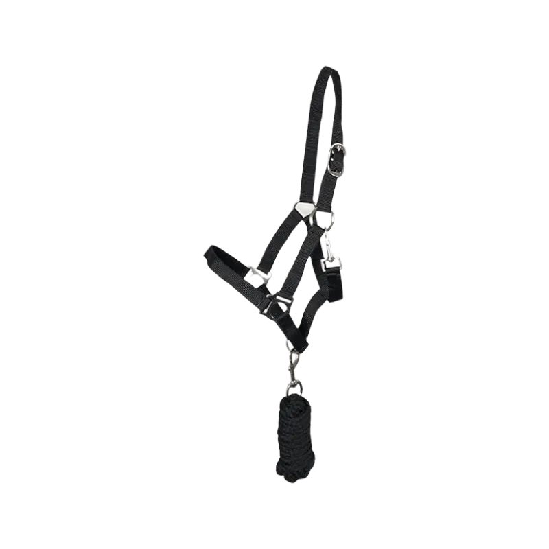 Riding World - Licol et longe Club Noir