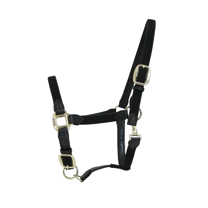 Kentucky Horsewear - Licol cheval nylon tressé noir