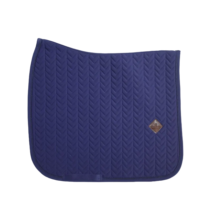 Kentucky Horsewear - Tapis de dressage Fishbone marine