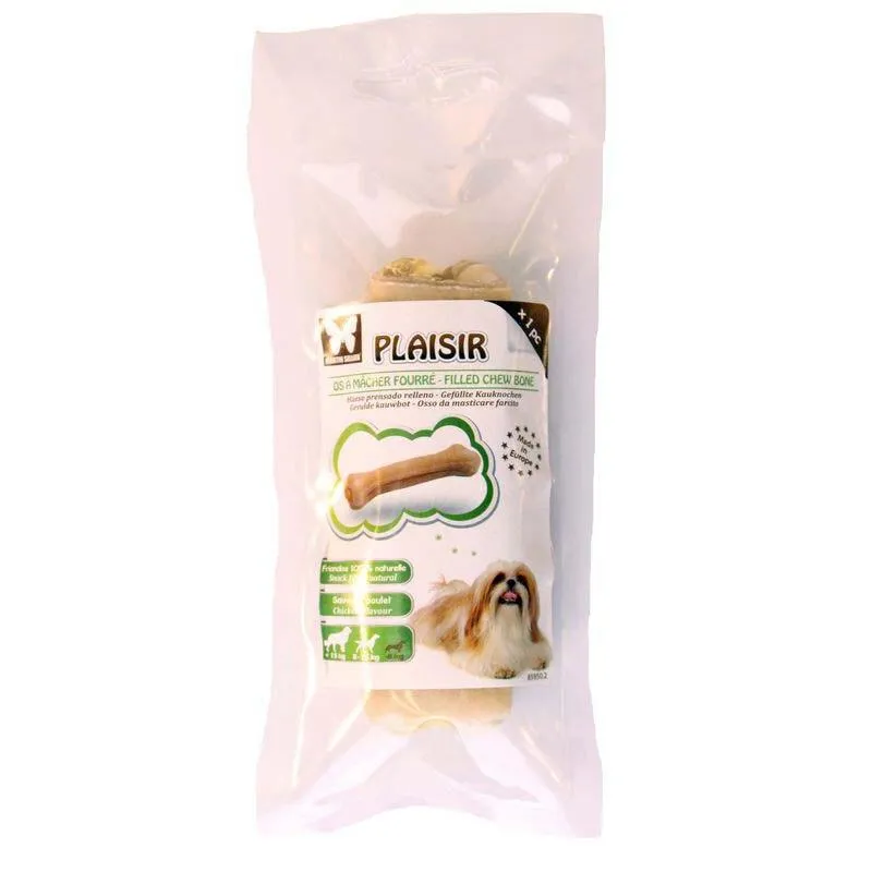 Os pour chien fourré poulet 8-15kg/+15kg