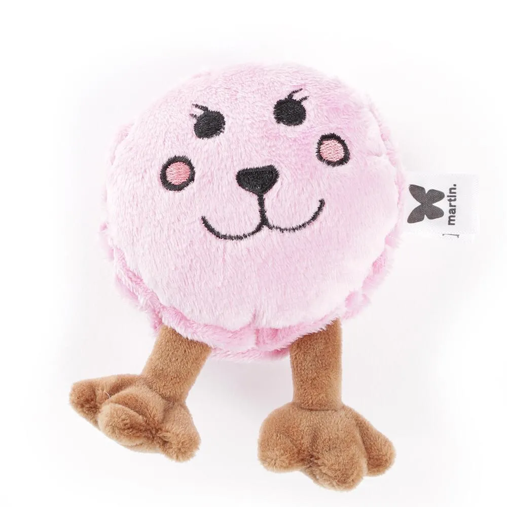 Peluche pour chien macaron