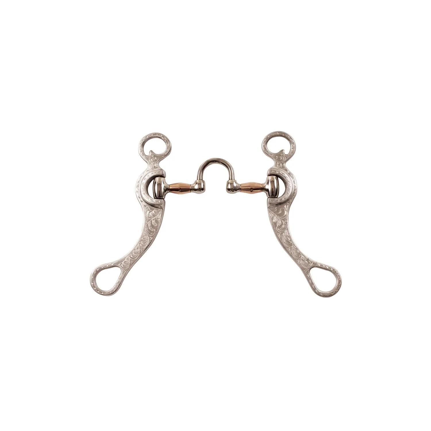 Mors western snaffle pour cheval correctionnel en alluminium FG