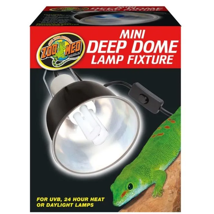 ZooMed Mini Deep Dome Support de Lampe 100W