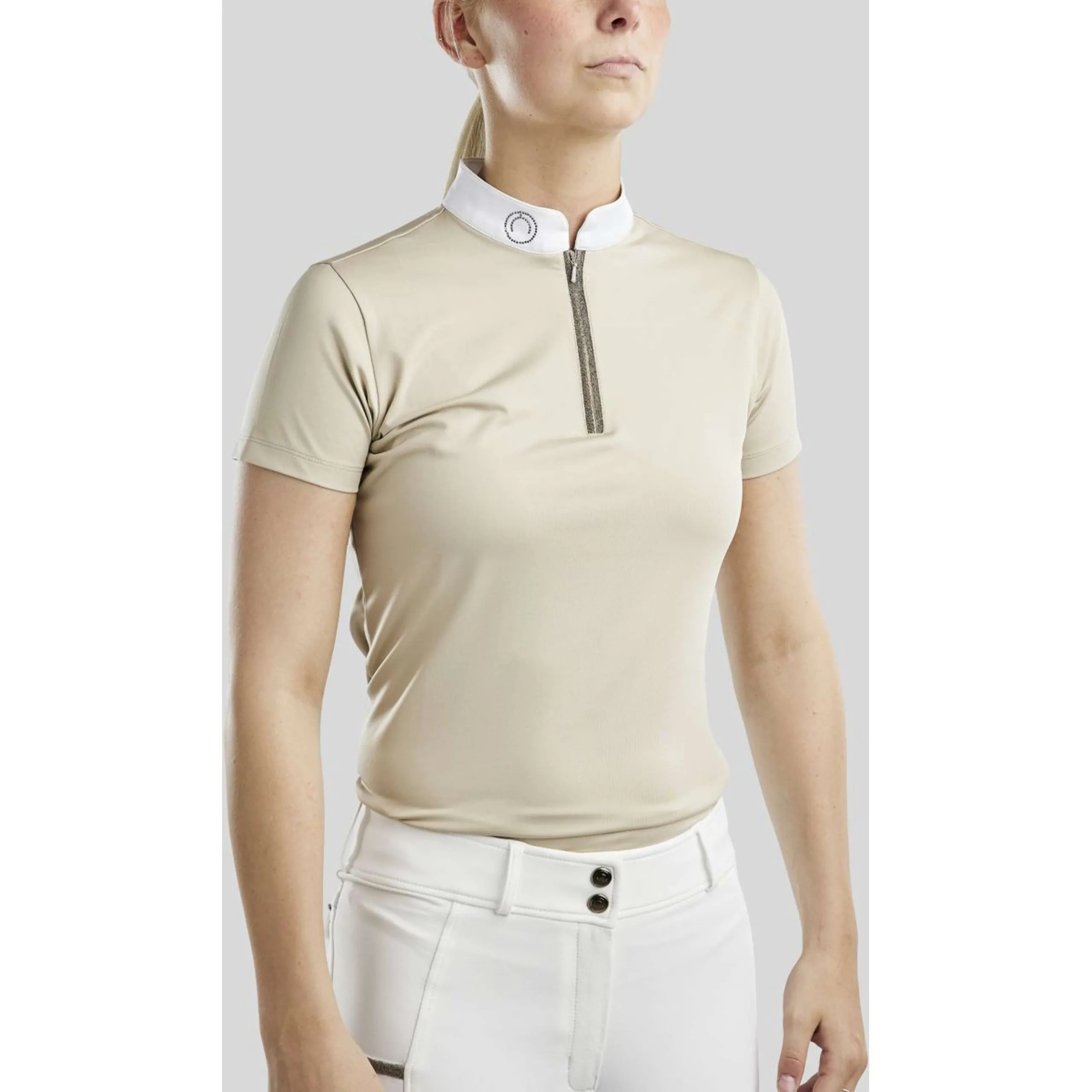 Montar T-shirt de Concours MoGloria Gris Argent