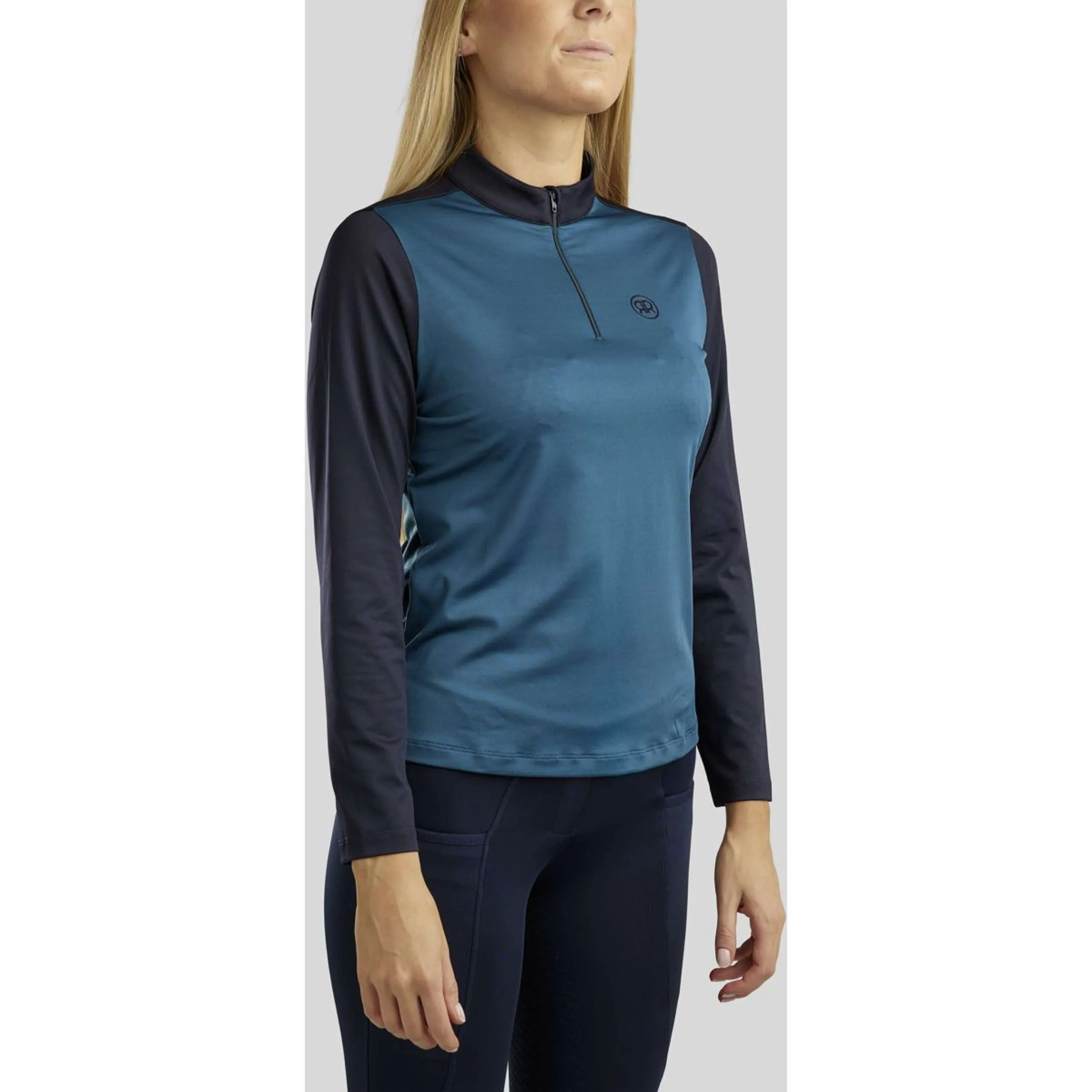 Rebel Polo Block Colored Longues Manches Marin