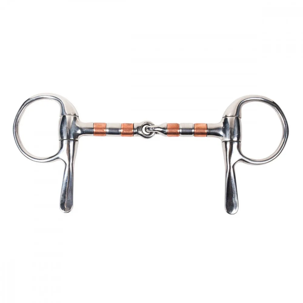 Mors d'attelage rouleaux de cuivre Finn-Tack