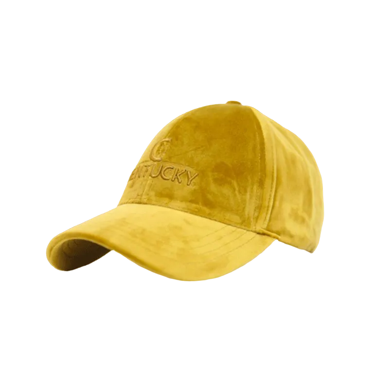 Kentucky Horsewear - Casquette Velvet moutarde