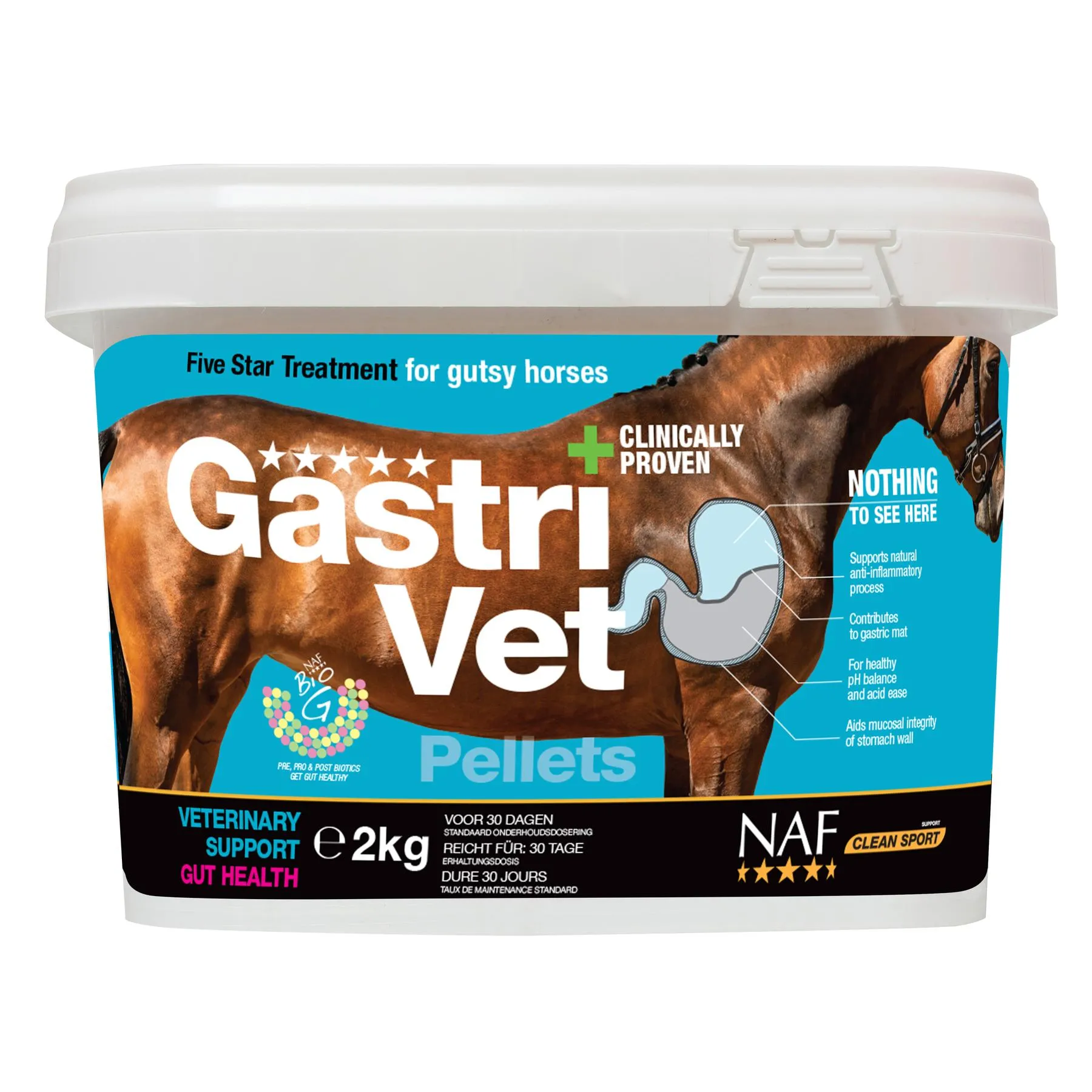 Aliment complémentaire digestion pour cheval Gastrivet