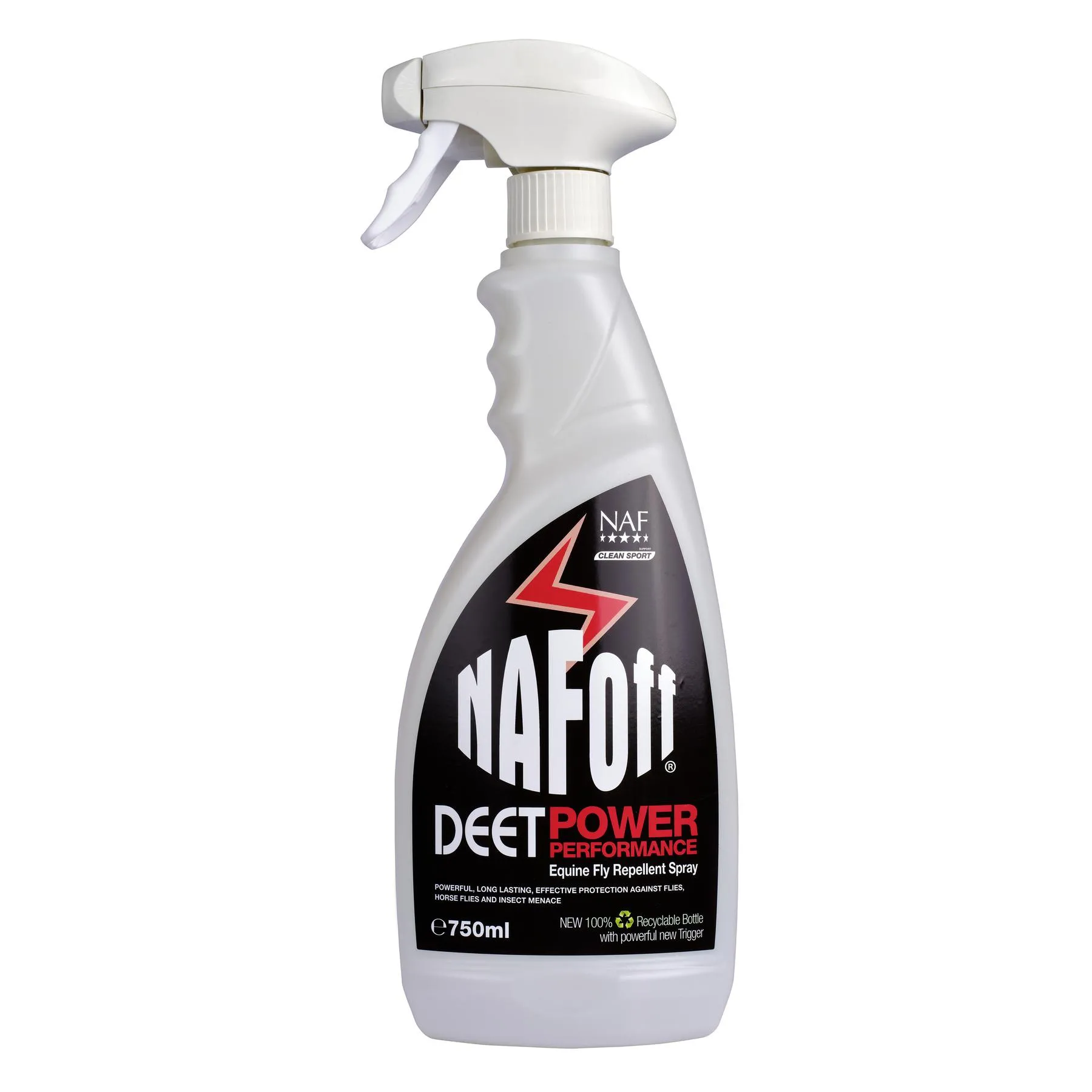 Spray anti-insectes pour cheval Deet Power Performance