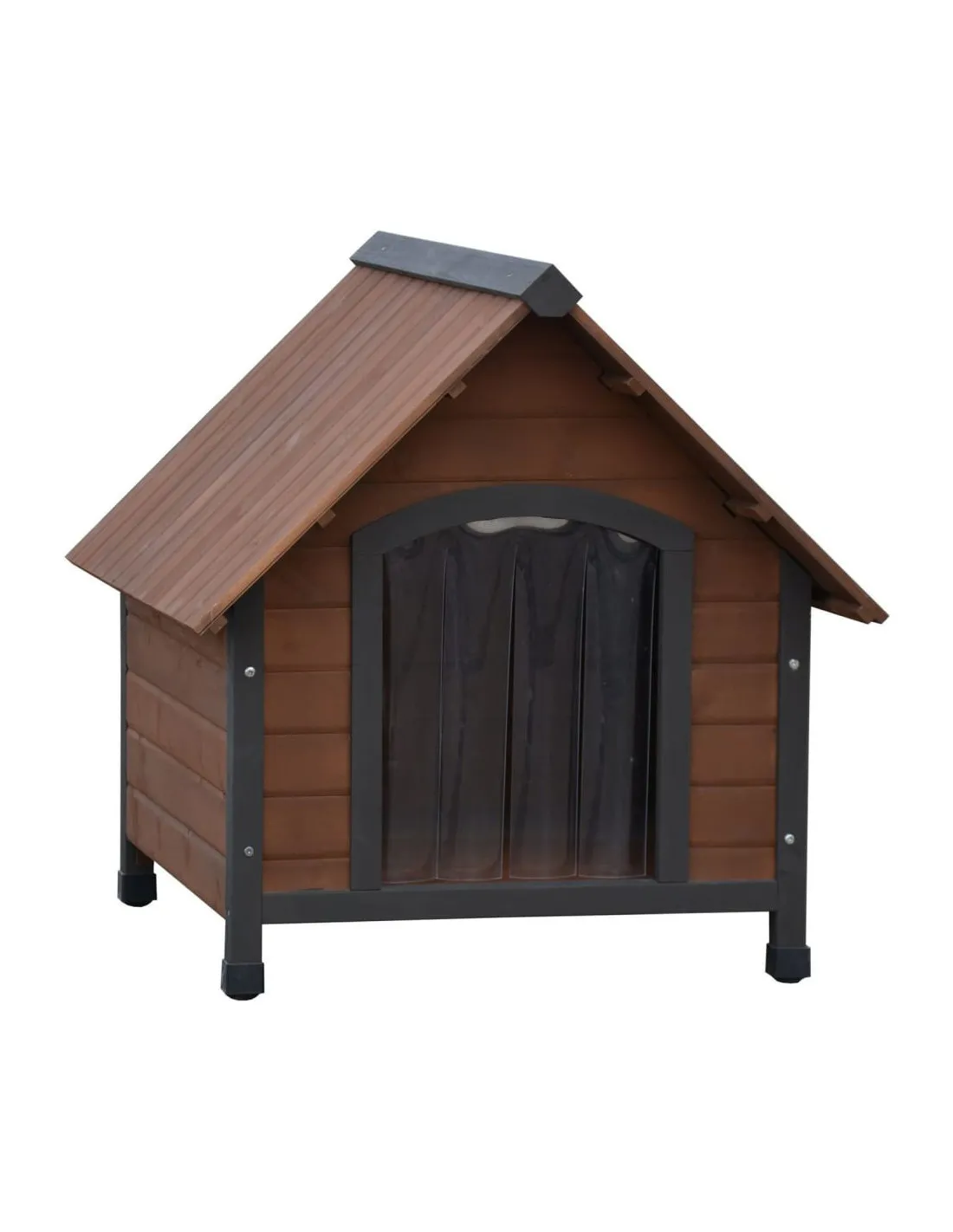 Niche Pour Chiens Avec Rabats Plastique 76x76x72 cm