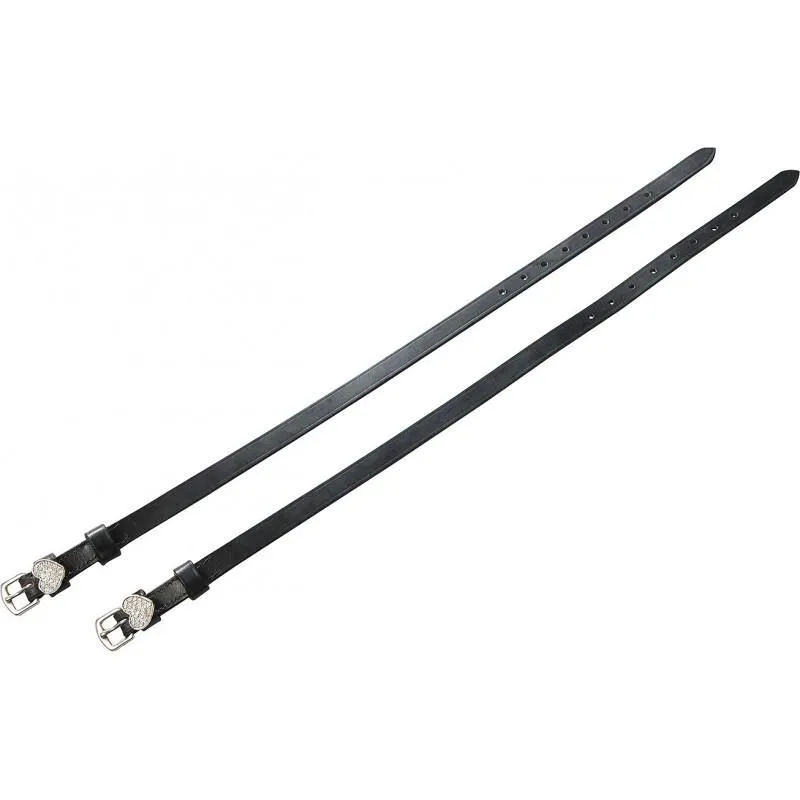 Courroie d'éperons pour cheval Cœur