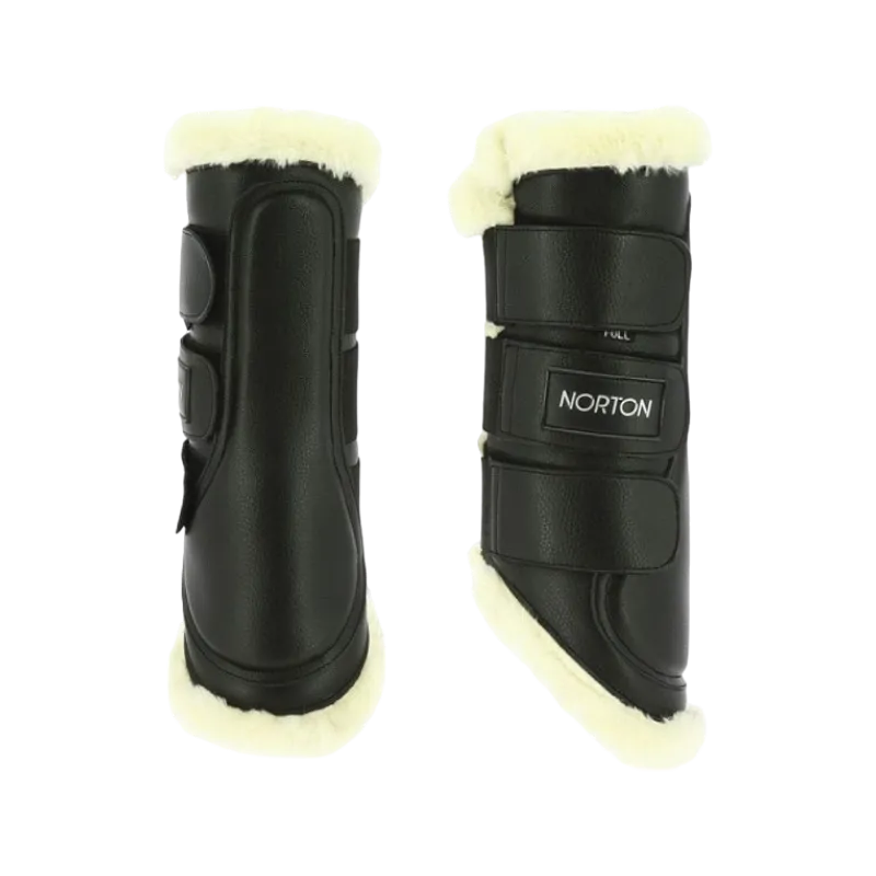 Norton - Guêtres fermées mouton synthétique x2