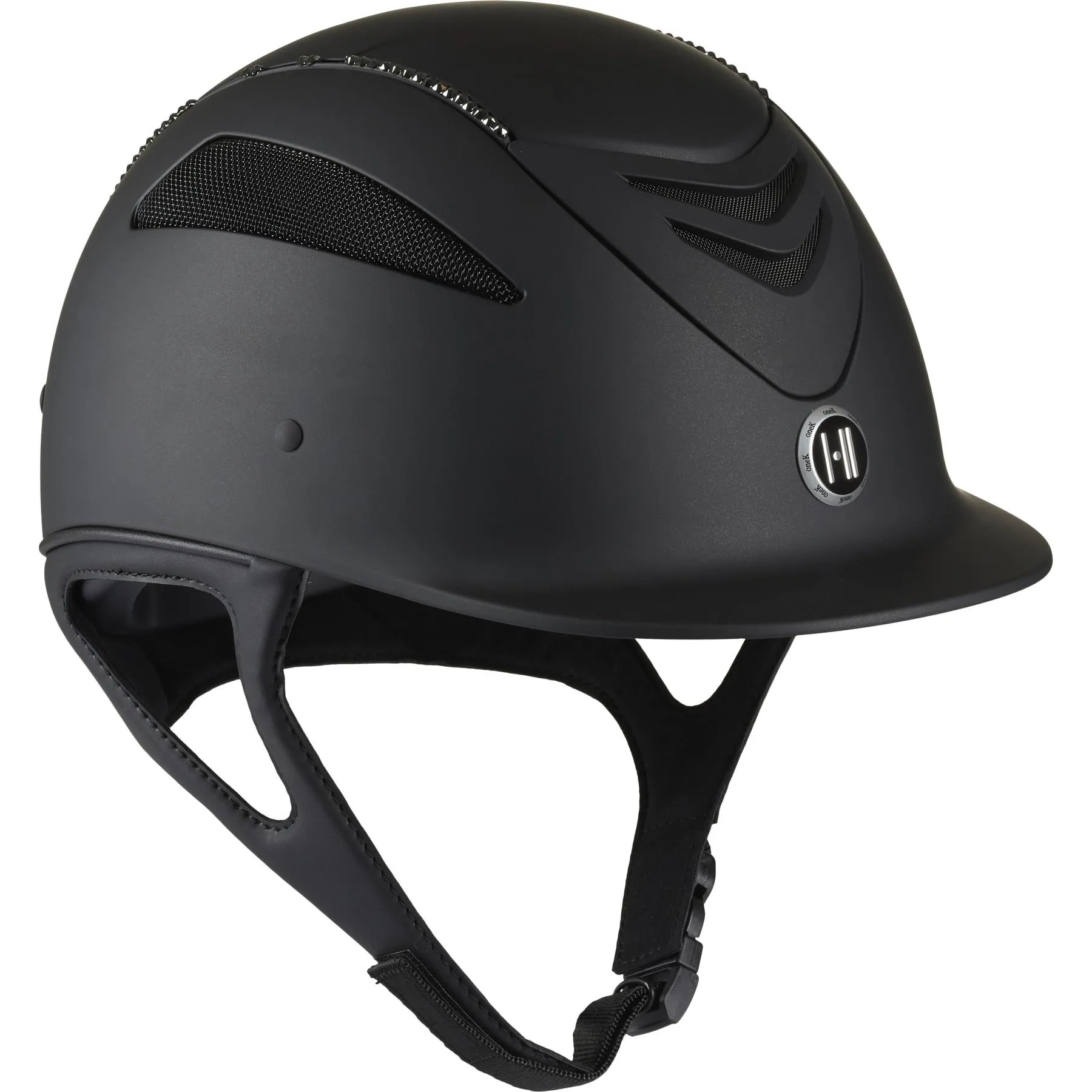 Casque d'équitation Pro Matt Swar.