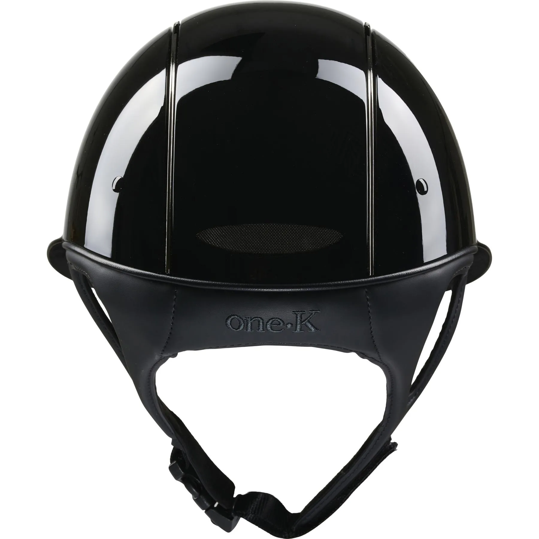 Casque d'équitation chrome brillant