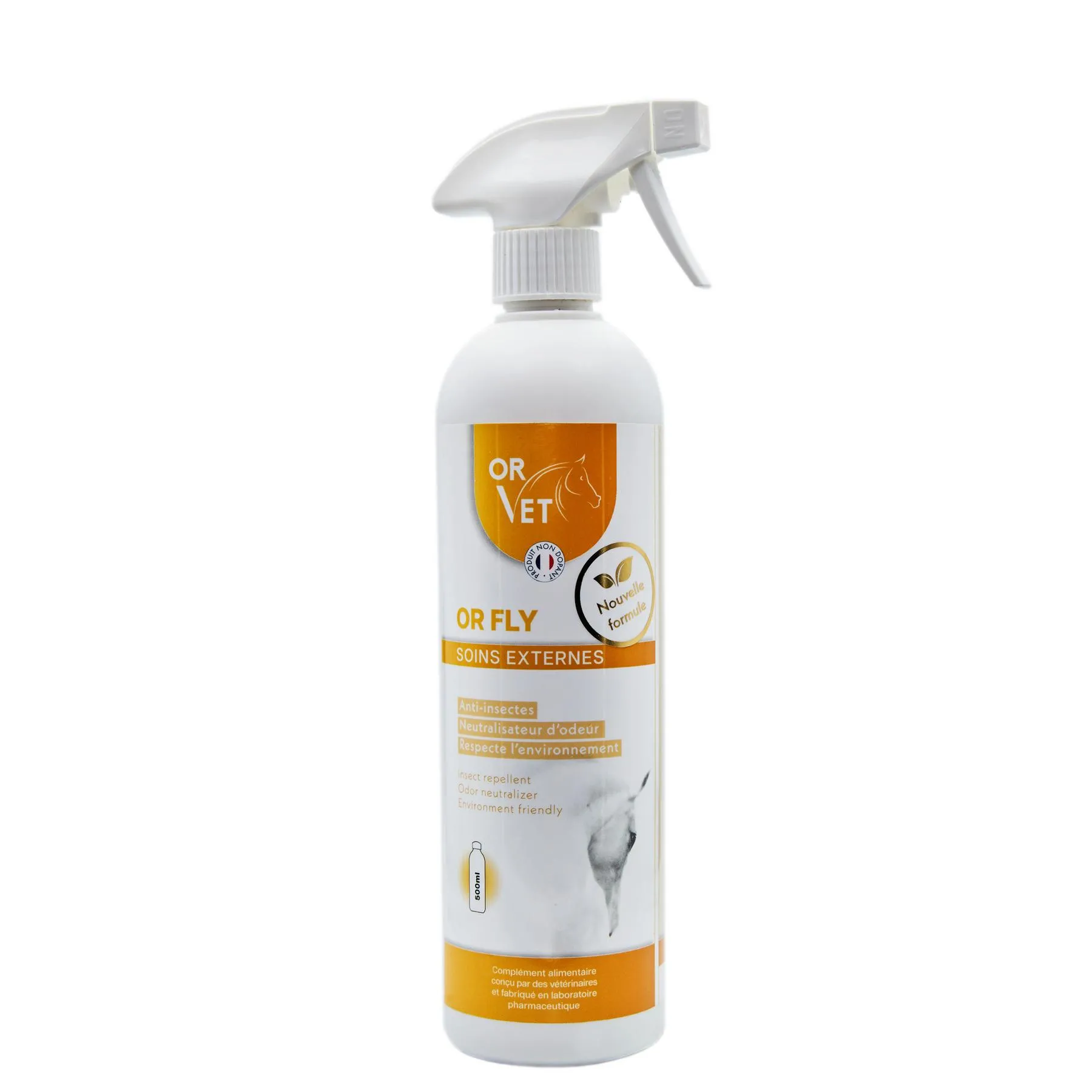 Spray anti-insectes pour cheval Or-Fly