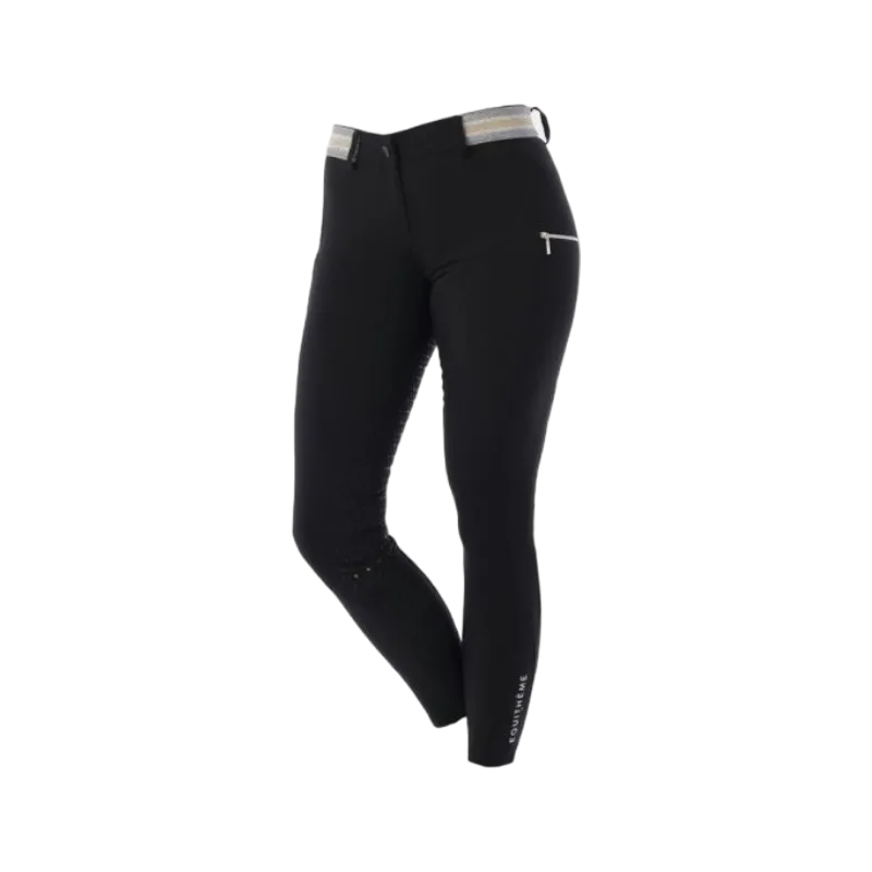 Equithème - Pantalon d'équitation femme Lor noir