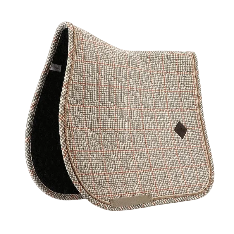 Kentucky Horsewear - Tapis de selle Pied de Poule beige