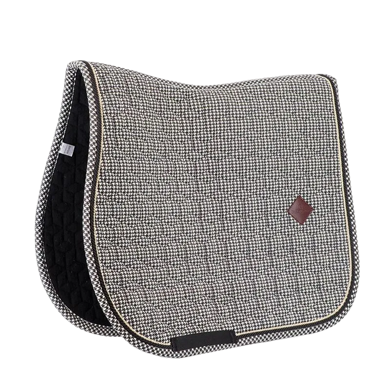 Kentucky Horsewear - Tapis de selle Pied de Poule noir