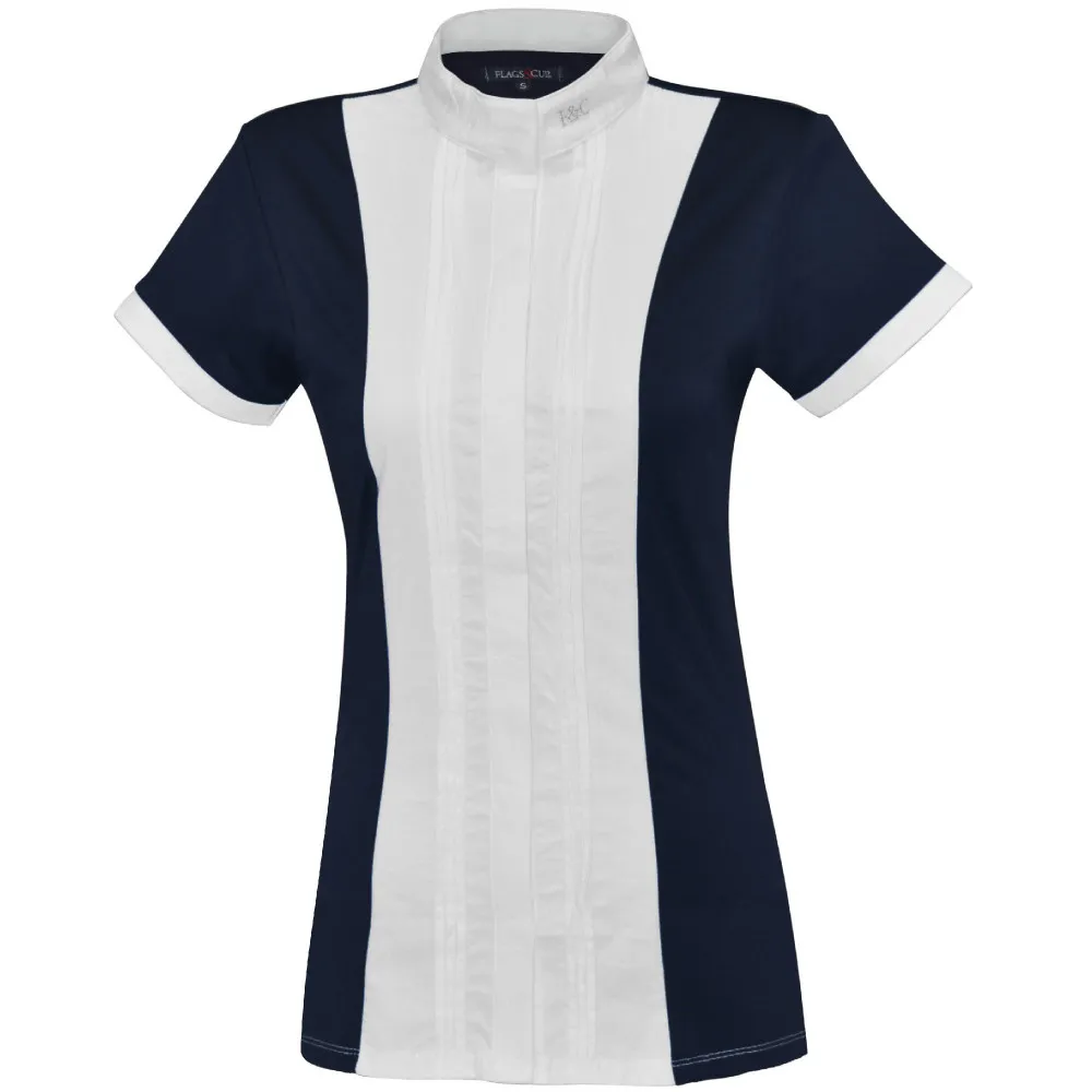 Polo Diamantina femme manches courtes Flags & Cup