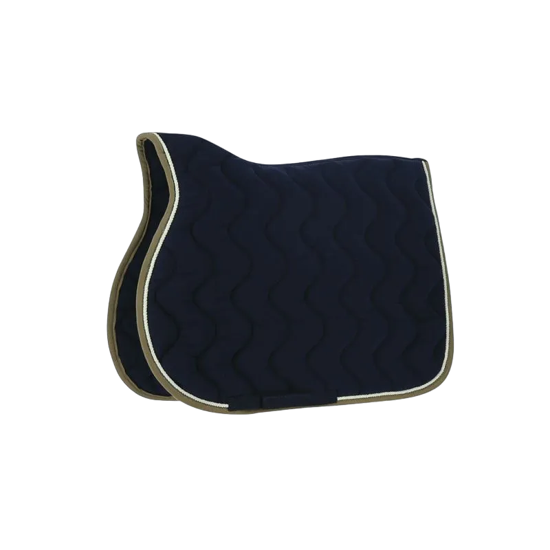 Equithème - Tapis de selle polyfun marine