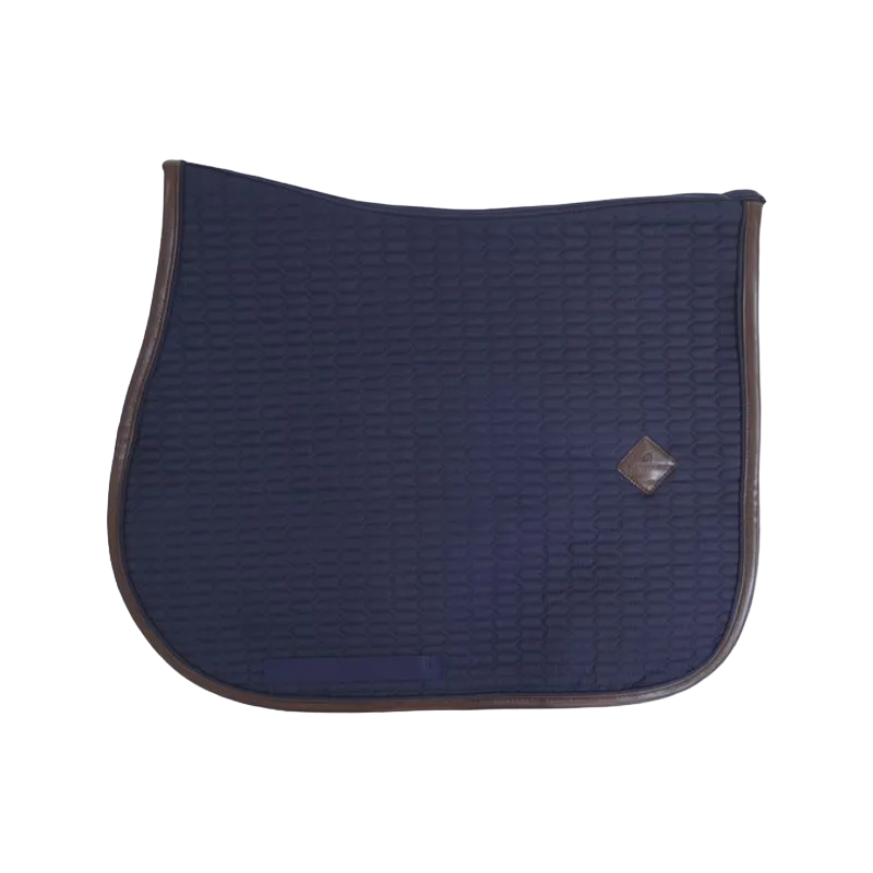 Kentucky Horsewear - Tapis de selle color edition cuir marine pour minis