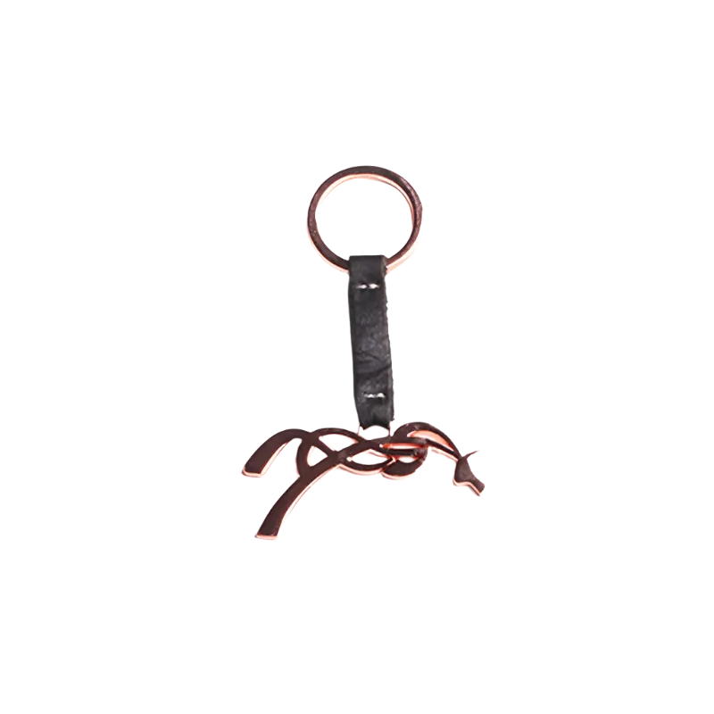 Pénélope - Porte clé rose gold / noir