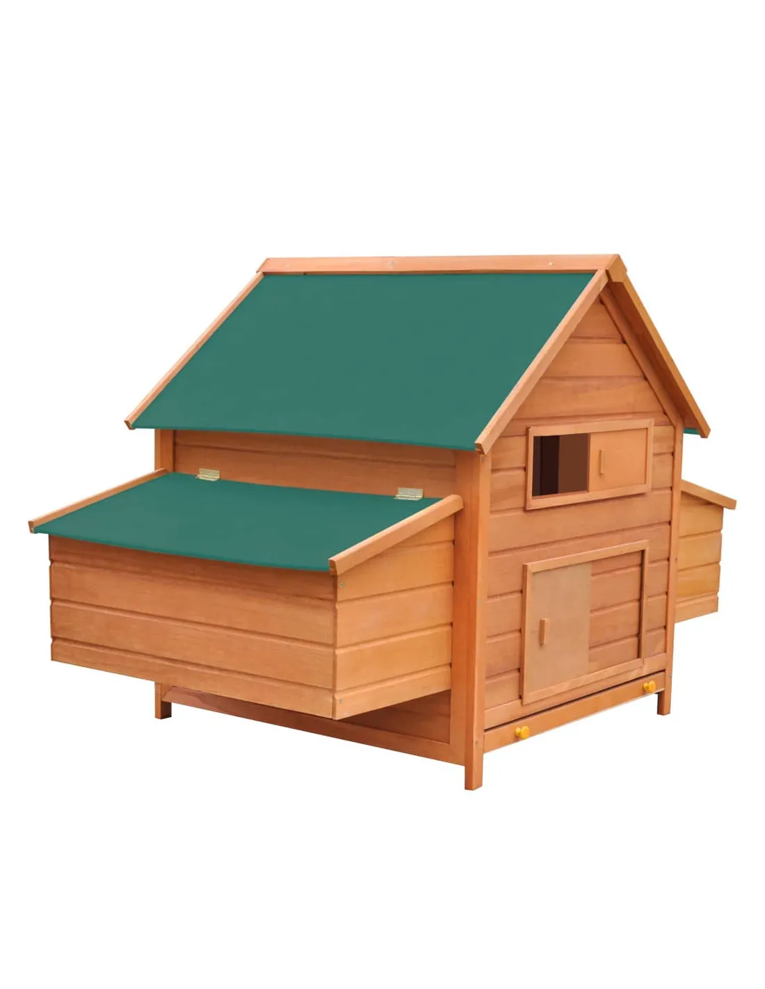 Poulailler 6 Poules avec 2 Pondoirs 157x97x110 cm