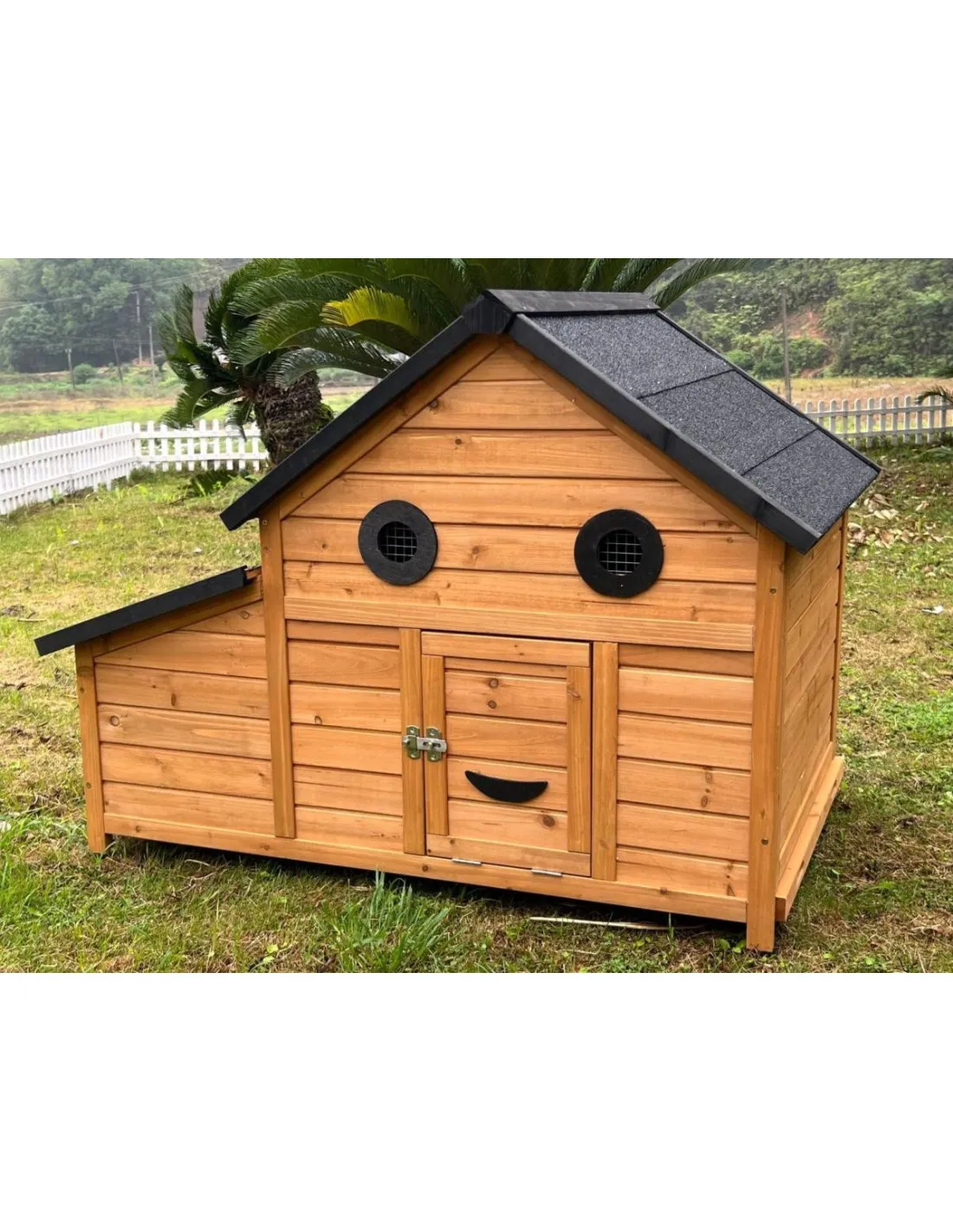 Poulailler Pertuis 2 à 4 poules poulailler en bois de Pin massif avec toit ouvrant