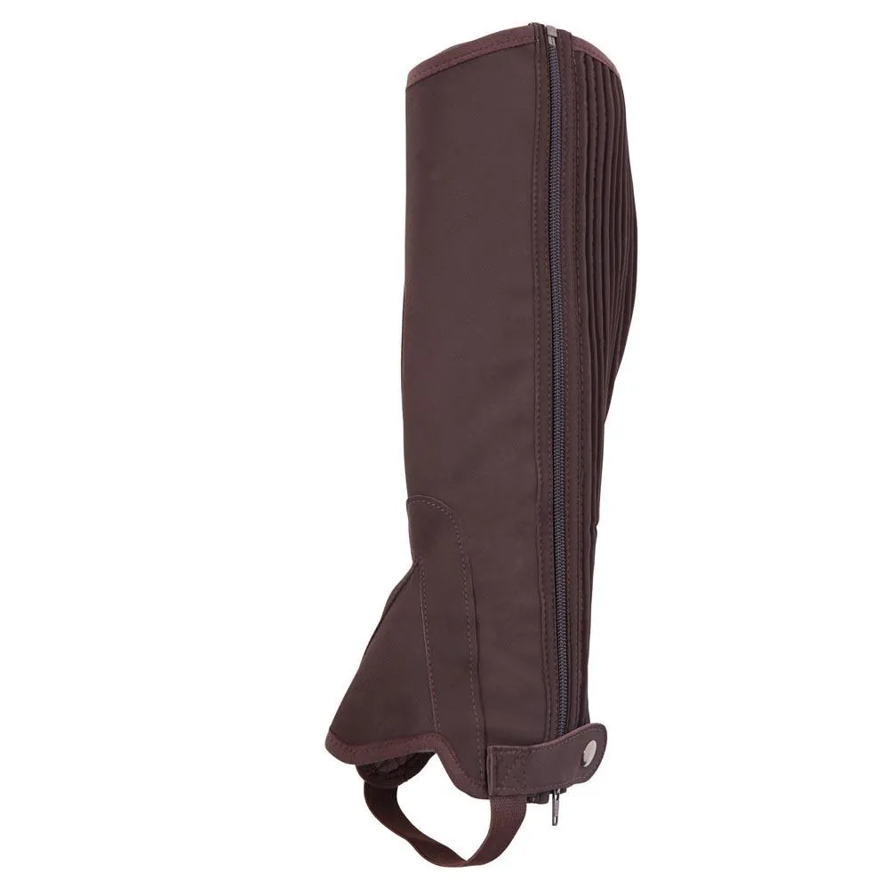 Mini-chaps en cuir synthétique YKK