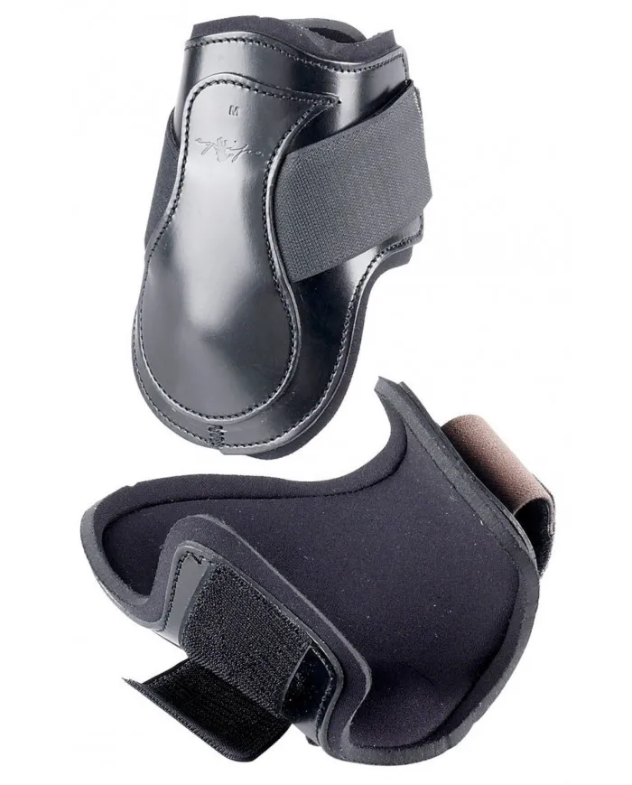 Protège-Boulets Equipe Avec Velcro Intérieur En Cuir