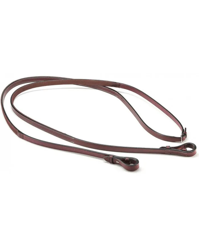 Rênes Equipe en cuir avec intérieur en caoutchouc antidérapant pour la ligne « emporio ».