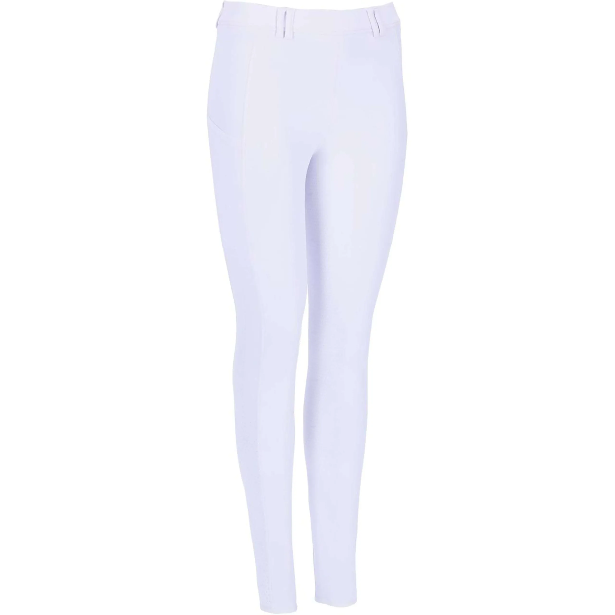 Schockemöhle Legging d'Équitation Air Sporty Pro Full Grip Blanc