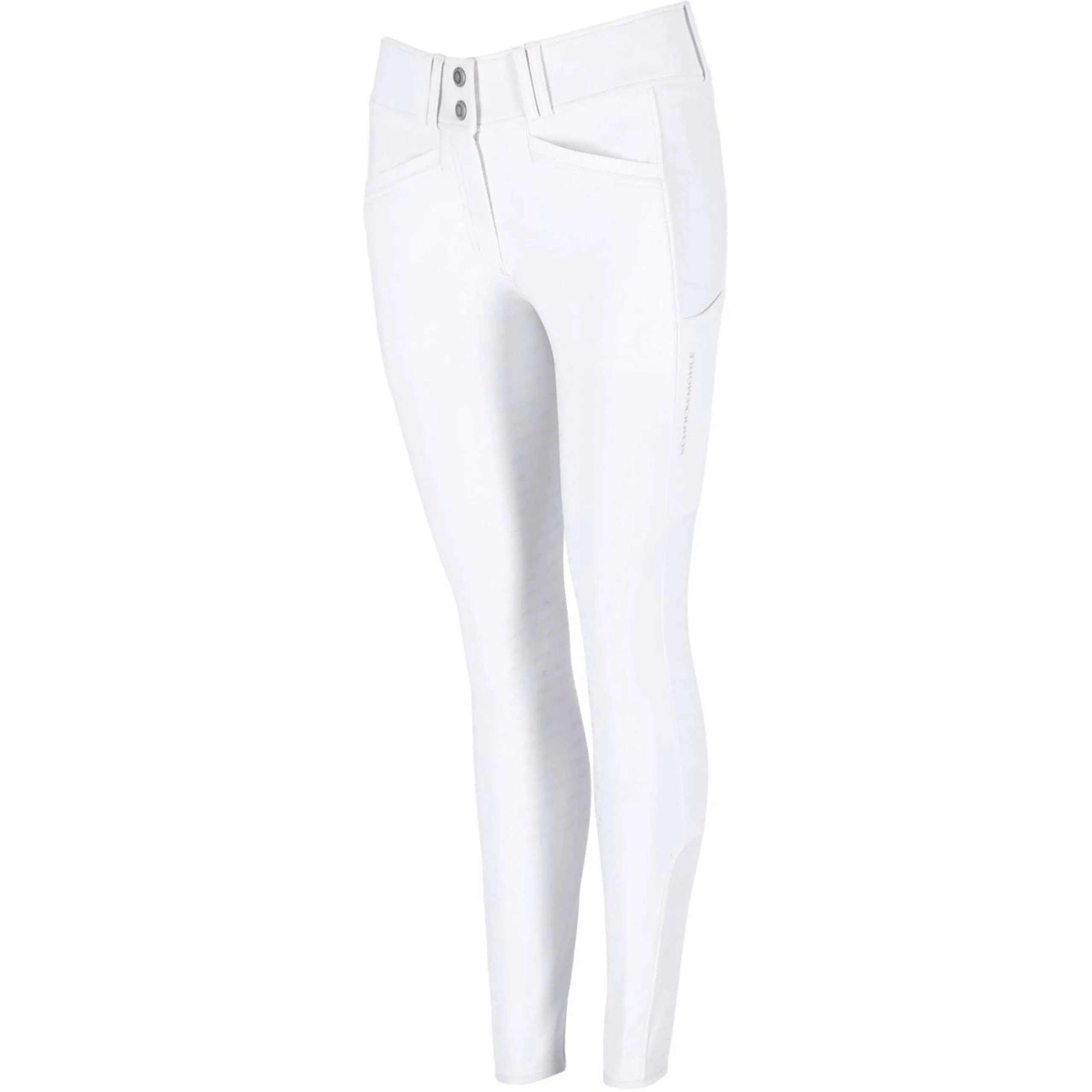 Schockemöhle Pantalon d'Équitation Carola Pro Full Grip Optical White