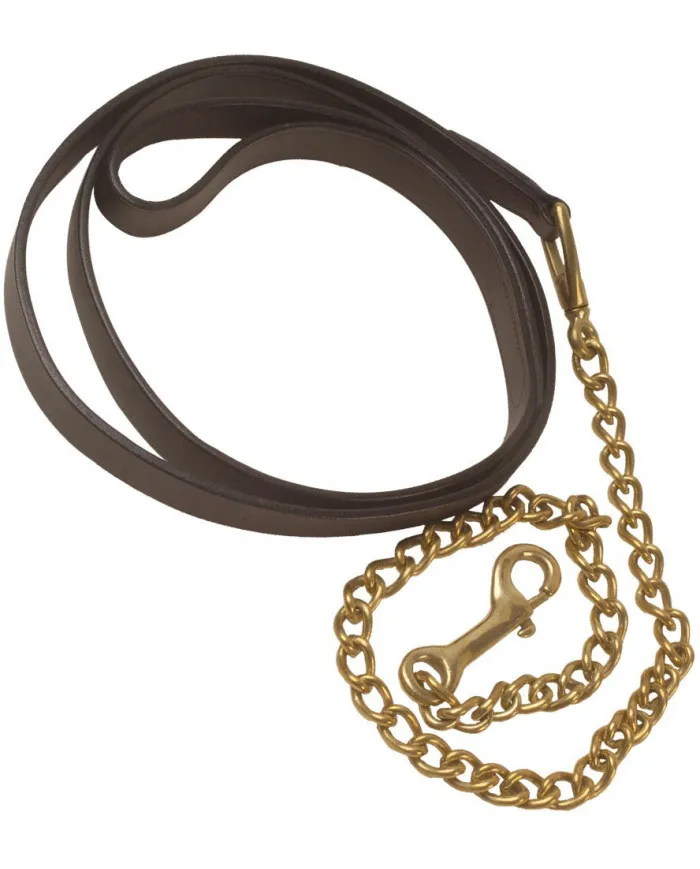 Equipe Longe en cuir avec chaîne
